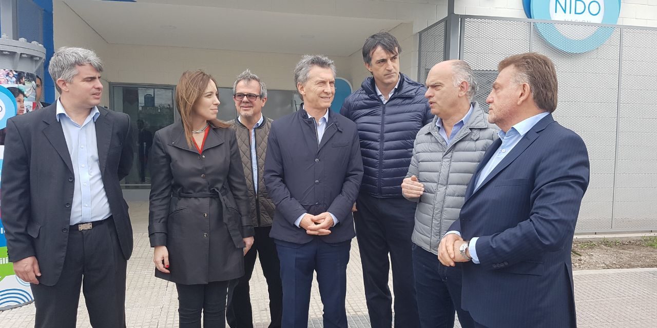 MACRI, VIDAL Y GRINDETTI INAUGURARON EL NIDO DE MONTE CHINGOLO