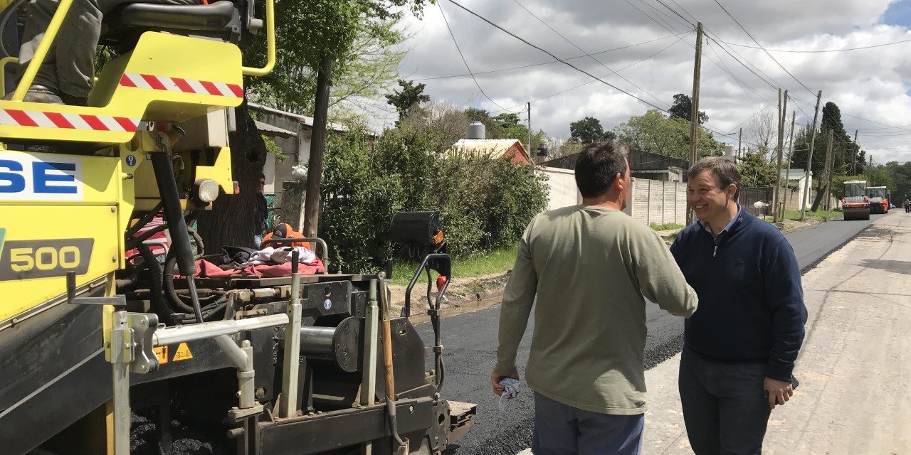 CASCALLARES: «AVANZAMOS TODOS LOS DÍAS CON LAS 600 CUADRAS DE ASFALTO EN BROWN»