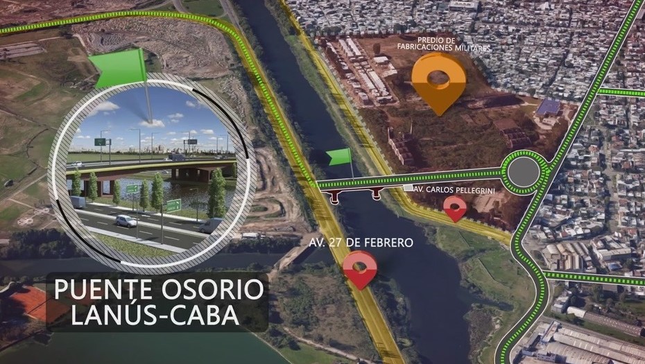 PONELE NOMBRE AL  NUEVO PUENTE DE LANUS