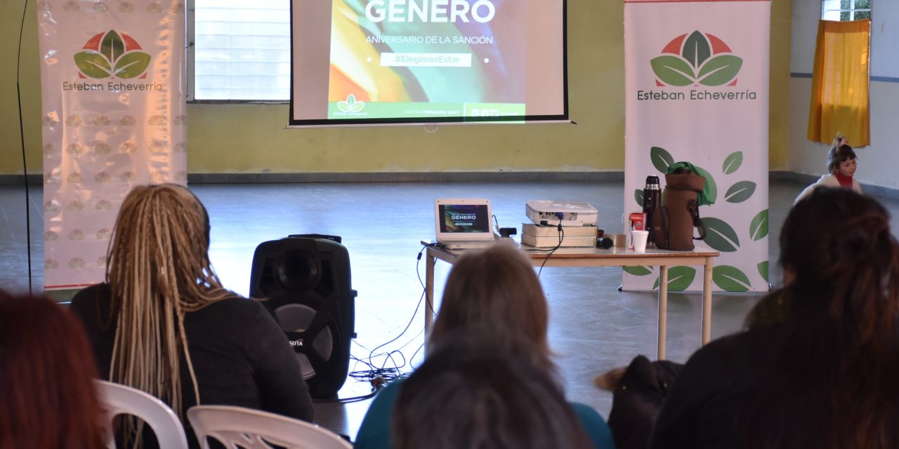 LANZARON LA PRIMERA ESCUELA POPULAR DE GÉNERO EN ESTEBAN ECHEVERRÍ