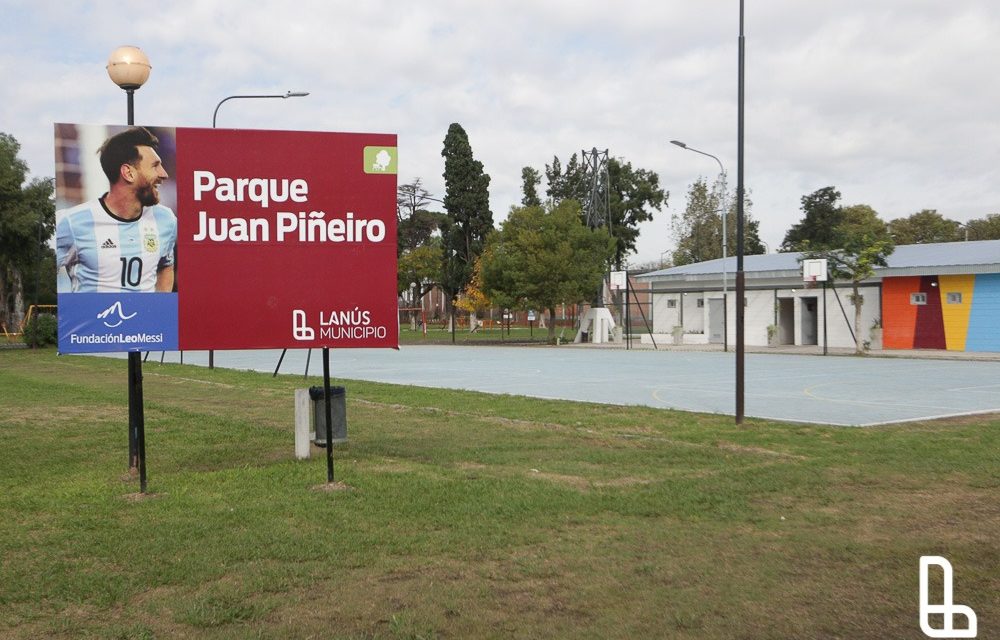 SE INAUGURO EL PARQUE MESSI EN LANUS