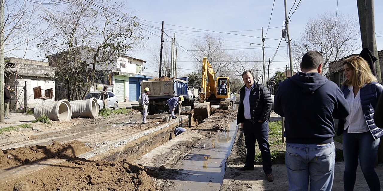 CASACALLARES RECORRIO LA OBRA HIDRAULICA DE MTRO RIVADAVIA
