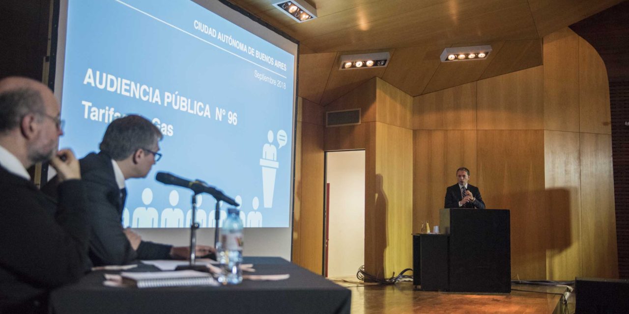 FERNANDO GRAY PARTICIPO DE LA AUDIENCIA PUBLICA DE GAS