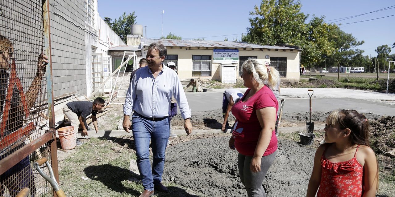 ALTE. BROWN. EL MUNICIPIO CONSTRUYE AULAS Y REALIZA MEJORAS EN ESCUELAS