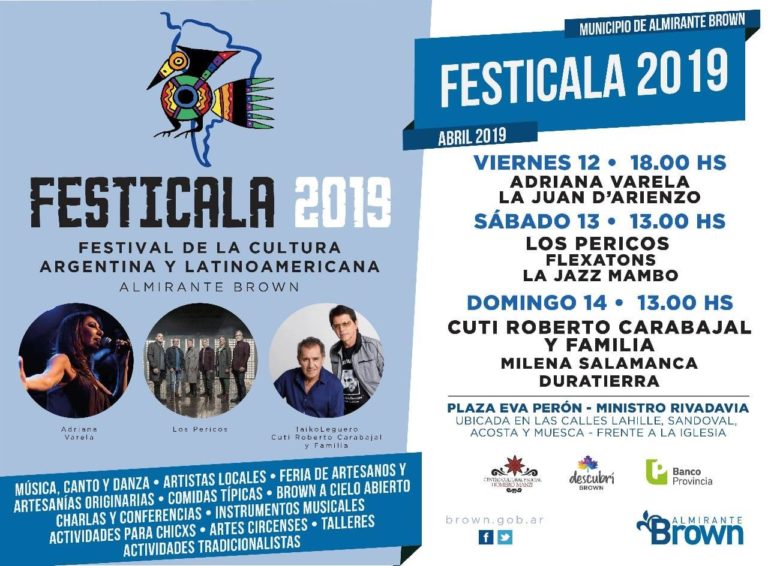FESTICALA 2019 ESTE FINDE EN ALTE BROWN