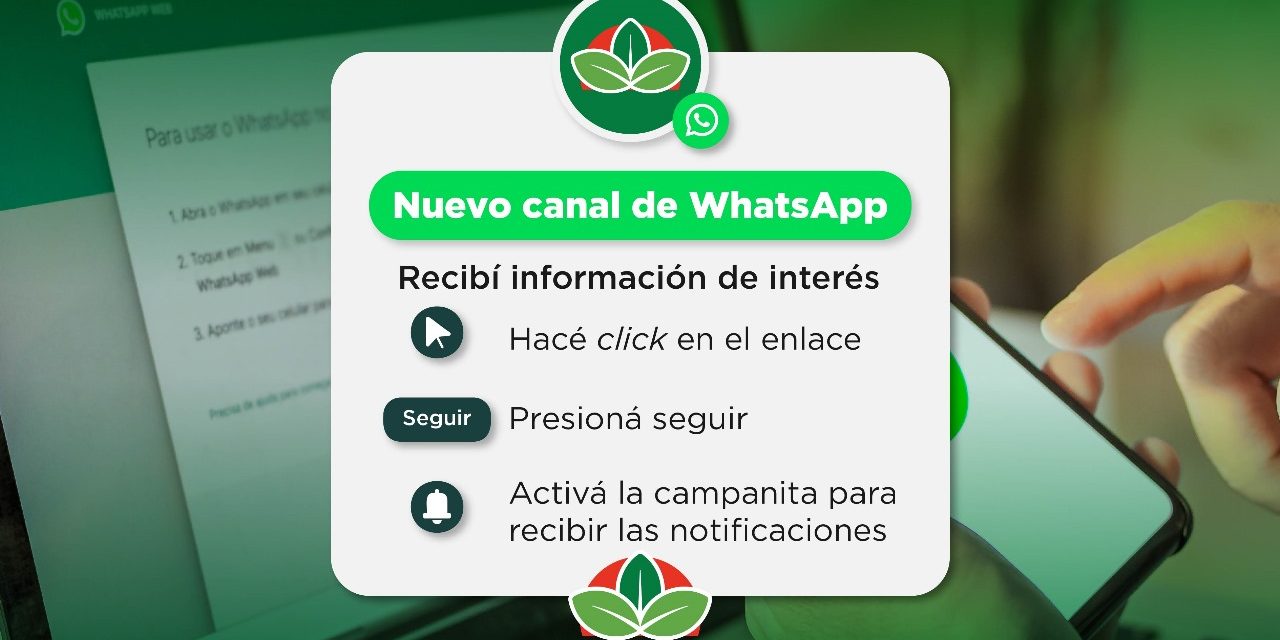 EL MUNICIPIO DE ESTEBAN ECHEVERRÍA CUENTA CON CANAL OFICIAL DE WHATSAPP