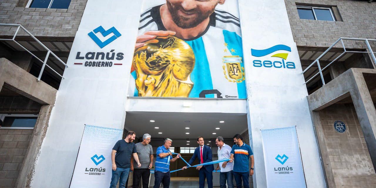 SE INAUGURO EN LANUS EL ESTADIO LIONEL MESSI