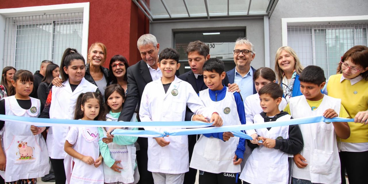 KICILLOF Y FERRARESI  INAUGURARON OBRAS EN AVELLANEDA