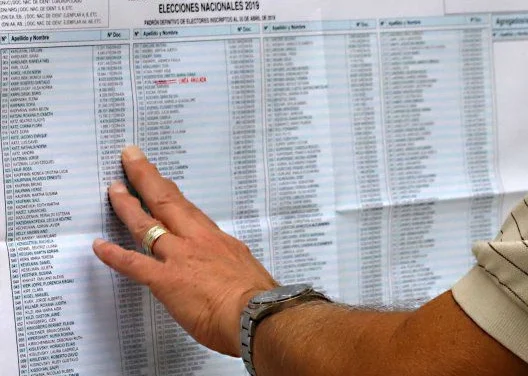 YA SE PUEDE CONSULTAR EL PADRON PARA LAS ELECCIONES DE SETIEMBRE
