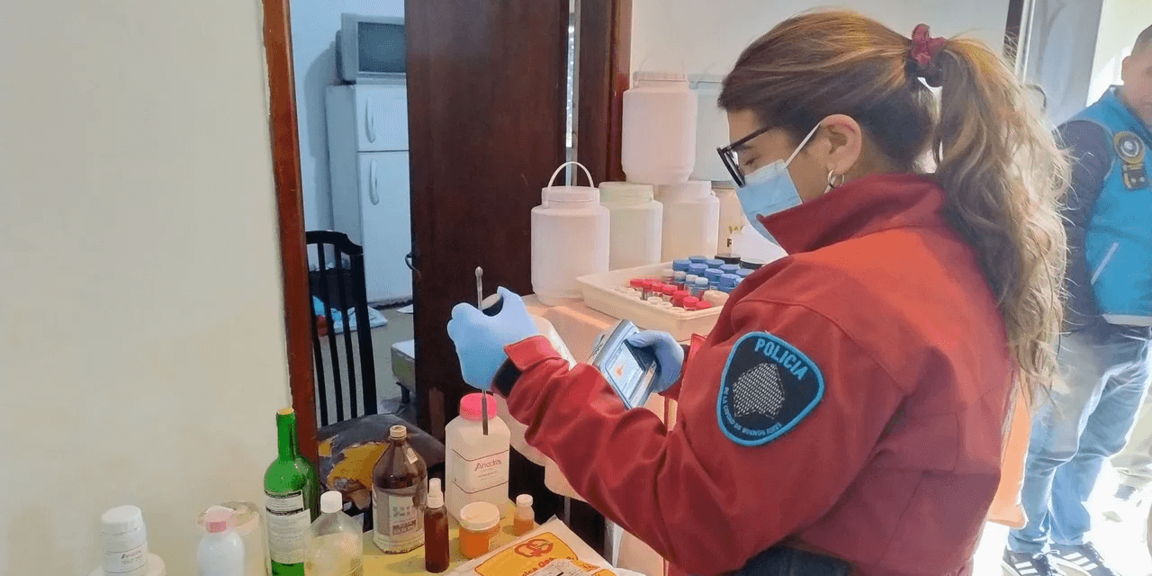 CLAUSURAN UN LABORATORIO DE EXTASIS EN SARANDI
