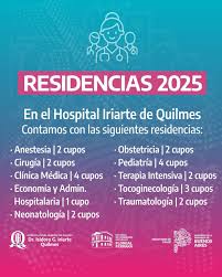 EL HOSPITAL IRIARTE DE QUILMES ABRE VACANTES PARA RESIDENCIAS MEDICAS