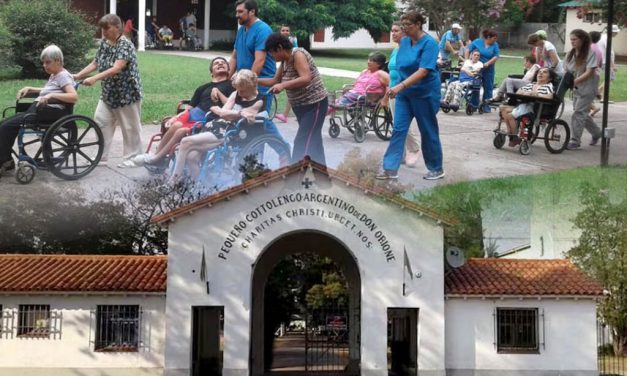 CRISIS EN EL COTTOLENGO DON ORIONE, ALERTAN POR DEUDAS, FALTA DE MEDICACION Y RIESGO PARA LA ATENCION DE DISCAPACITADOS