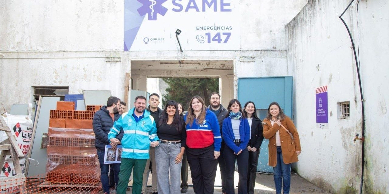 AVANZA LA OBRA DE RAFACCION CENTRAL OPERTIVA DEL SAME QUILMES