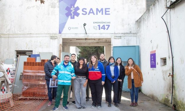 AVANZA LA OBRA DE RAFACCION CENTRAL OPERTIVA DEL SAME QUILMES