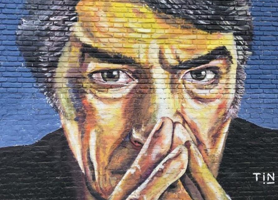 ALTE BROWN HOMENAJEO A SANDRO CON MURALES
