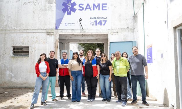 AVANZA LA OBRA DEL SAME QUILMES CON FONDOS 100% MUNICIPALES