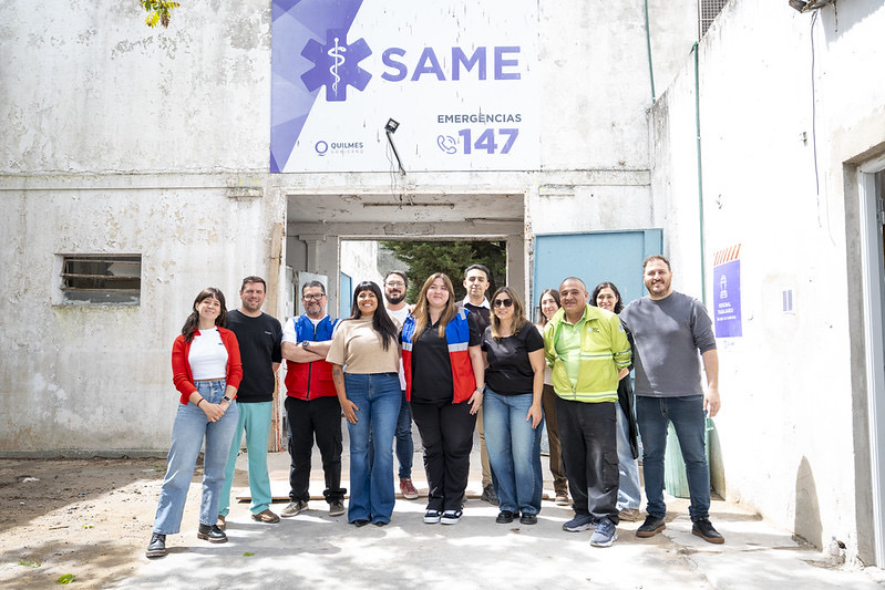 AVANZA LA OBRA DEL SAME QUILMES CON FONDOS 100% MUNICIPALES