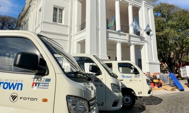 BROWN PRESENTÓ UNA NUEVA FLOTA DE CAMIONES, MAQUINARIA Y EQUIPAMIENTO